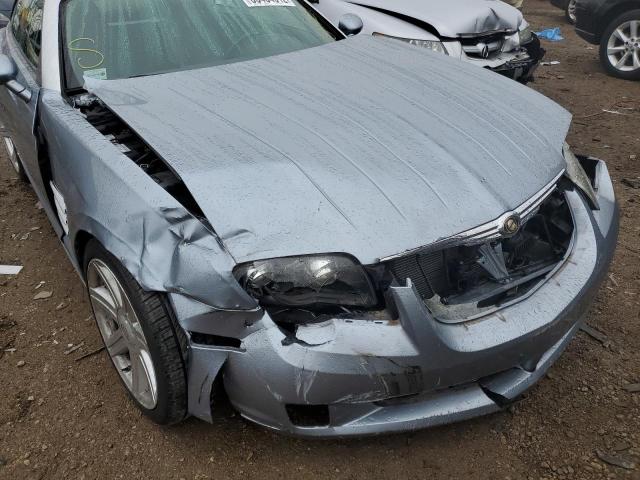 1C3AN69L34X021397 - 2004 CHRYSLER CROSSFIRE LIMITED SILVER photo 9