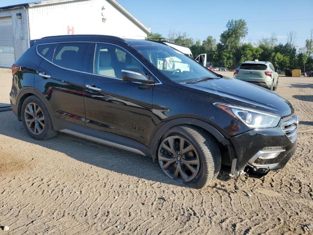 5XYZWDLA1JG547419 - 2018 HYUNDAI SANTA FE S BLACK photo 4