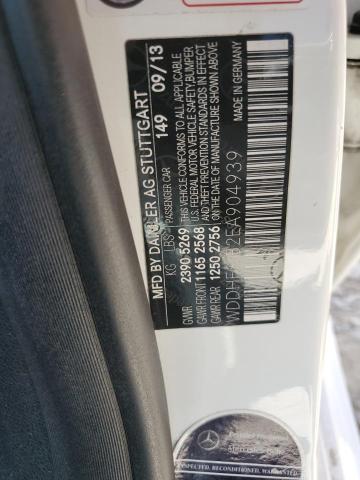 WDDHF8JB2EA904939 - 2014 MERCEDES-BENZ E 350 4MATIC WHITE photo 12