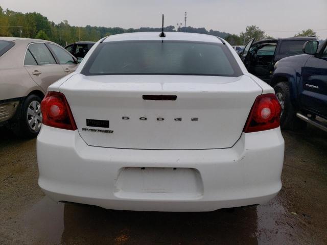 1B3BD1FB7BN565218 - 2011 DODGE AVENGER MAINSTREET WHITE photo 6