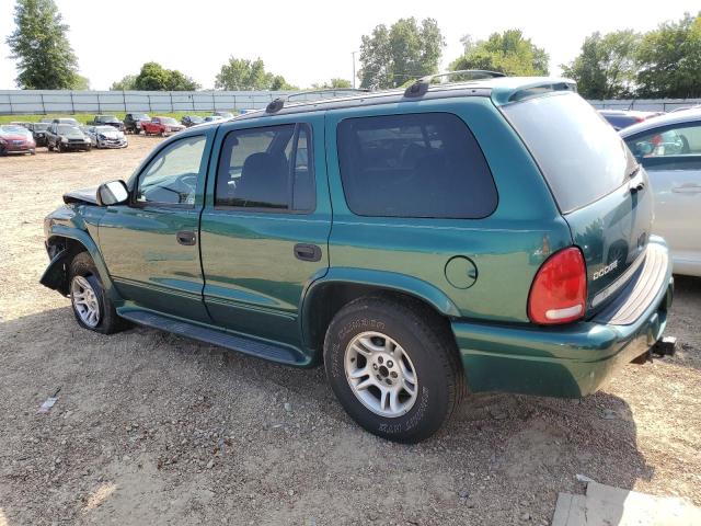 1D4HS58N13F574184 - 2003 DODGE DURANGO SLT PLUS GREEN photo 2