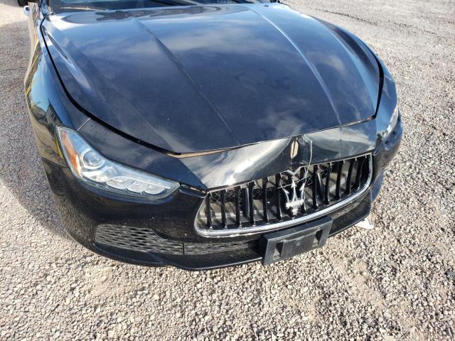 ZAM57XSA0G1179477 - 2016 MASERATI GHIBLI BLACK photo 9