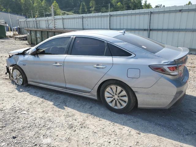 KMHE24L10GA016548 - 2016 HYUNDAI SONATA HYBRID SILVER photo 2