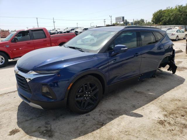 3GNKBCR44NS236474 - 2022 CHEVROLET BLAZER 2LT BLUE photo 1