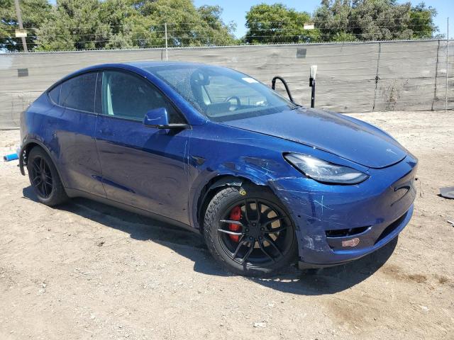 5YJYGDEF4MF277812 - 2021 TESLA MODEL Y ლურჯი ფოტო 4