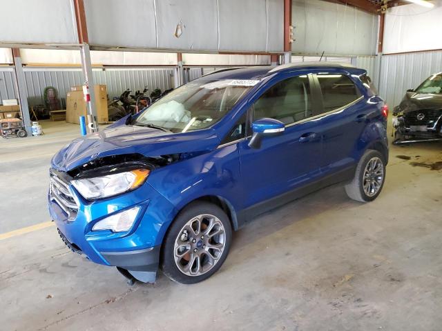 MAJ3S2KE4MC446044 - 2021 FORD ECOSPORT TITANIUM BLUE photo 1