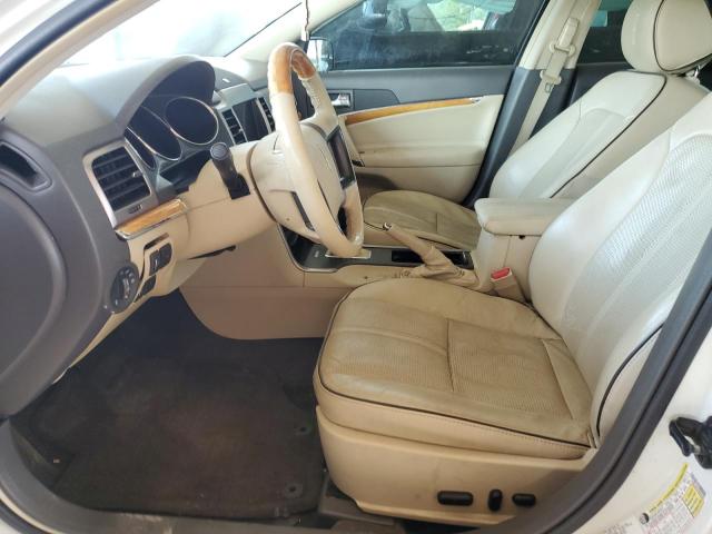 3LNHL2GC1CR822229 - 2012 LINCOLN MKZ WHITE photo 7