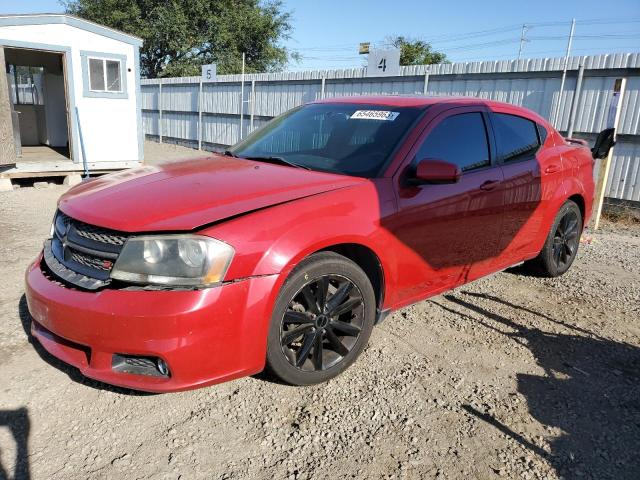 1C3CDZCB8EN189272 - 2014 DODGE AVENGER SXT RED photo 1