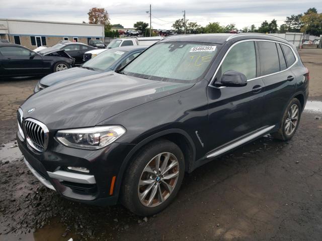 5UXTR9C56KLP77801 - 2019 BMW X3 XDRIVE30I GRAY photo 1