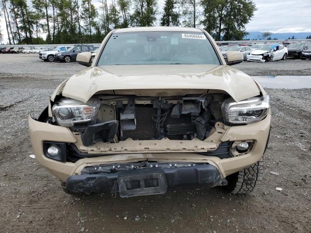 3TMCZ5AN4KM222910 - 2019 TOYOTA TACOMA DOUBLE CAB TAN photo 5