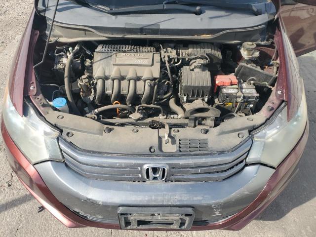JHMZE2H76BS010088 - 2011 HONDA INSIGHT EX BURGUNDY photo 12