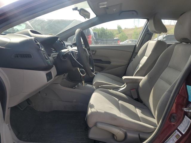 JHMZE2H76BS010088 - 2011 HONDA INSIGHT EX BURGUNDY photo 7