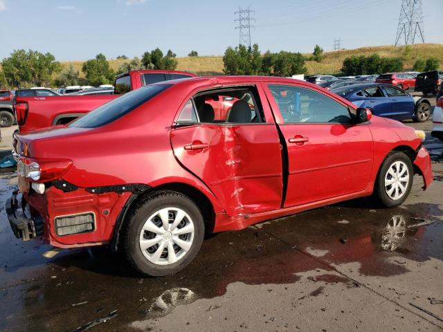 2T1BU4EE0DC098337 - 2013 TOYOTA COROLLA BASE RED photo 3