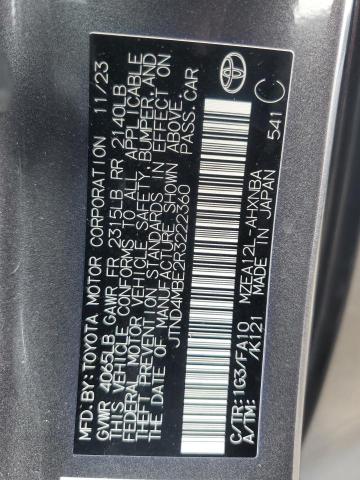 JTND4MBE2R3222360 - 2024 TOYOTA COROLLA SE 银色 照片 13