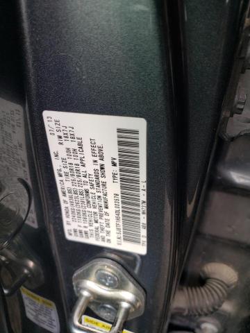 5J6TF1H54DL003578 - 2013 HONDA CROSSTOUR EXL ნაცრისფერი ფოტო 12