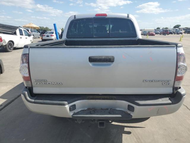 5TFJU4GN3DX044802 - 2013 TOYOTA TACOMA DOUBLE CAB PRERUNNER SILVER photo 6