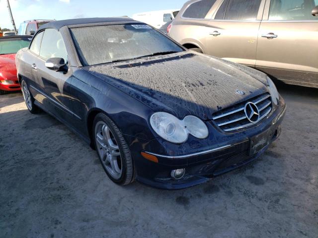 WDBTK72F98T098844 - 2008 MERCEDES-BENZ CLK 550 BLUE photo 1