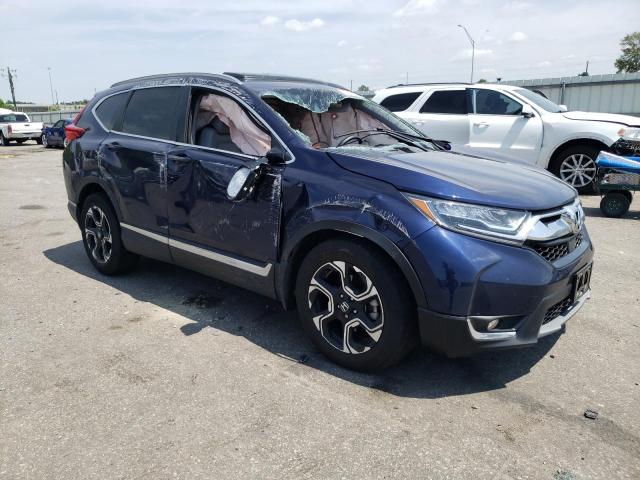 7FARW1H93JE006851 - 2018 HONDA CR-V TOURING BLUE photo 4