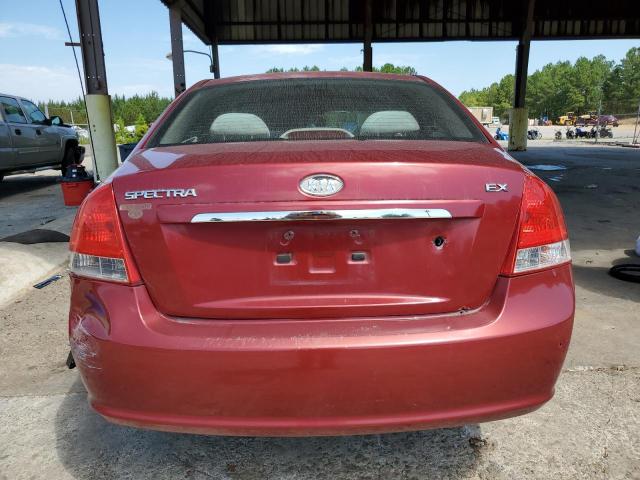 KNAFE221795655816 - 2009 KIA SPECTRA EX RED photo 6