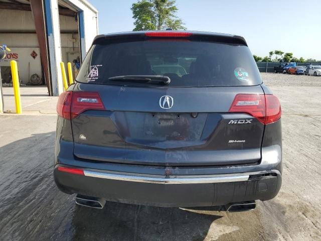 2HNYD2H33DH510663 - 2013 ACURA MDX TECHNOLOGY BLACK photo 6