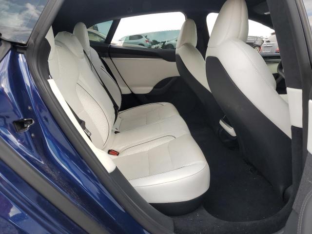 5YJSA1E69MF451699 - 2021 TESLA MODEL S BLUE photo 10
