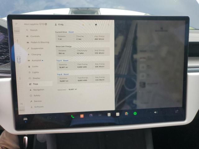 5YJSA1E69MF451699 - 2021 TESLA MODEL S BLUE photo 9