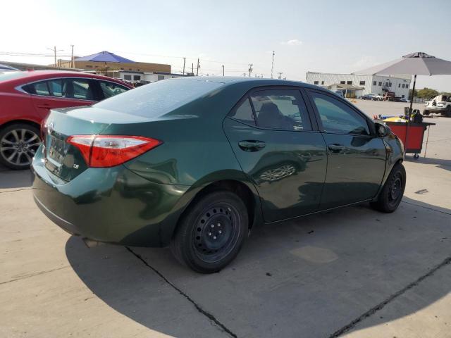 2T1BURHE2EC067262 - 2014 TOYOTA COROLLA L GREEN photo 3