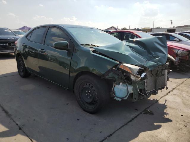 2T1BURHE2EC067262 - 2014 TOYOTA COROLLA L GREEN photo 4