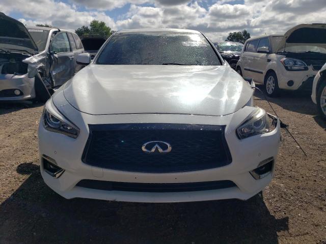 JN1EV7AR8JM431258 - 2018 INFINITI Q50 LUXE WHITE photo 5