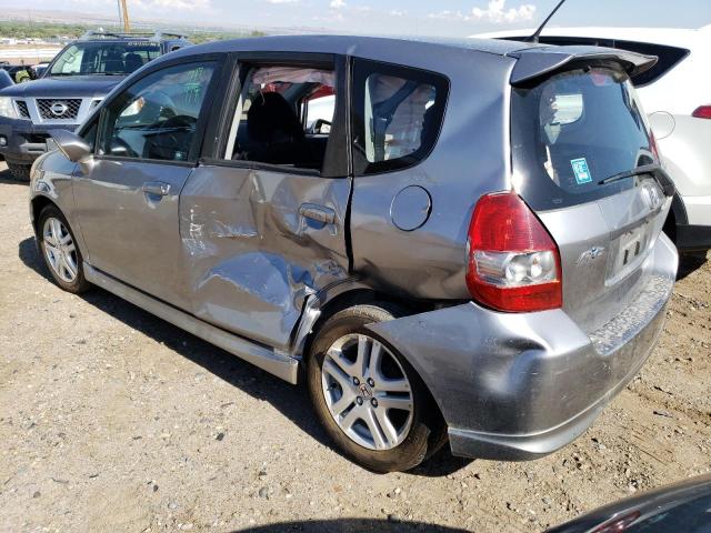 JHMGD38628S044657 - 2008 HONDA FIT SPORT SILVER photo 2