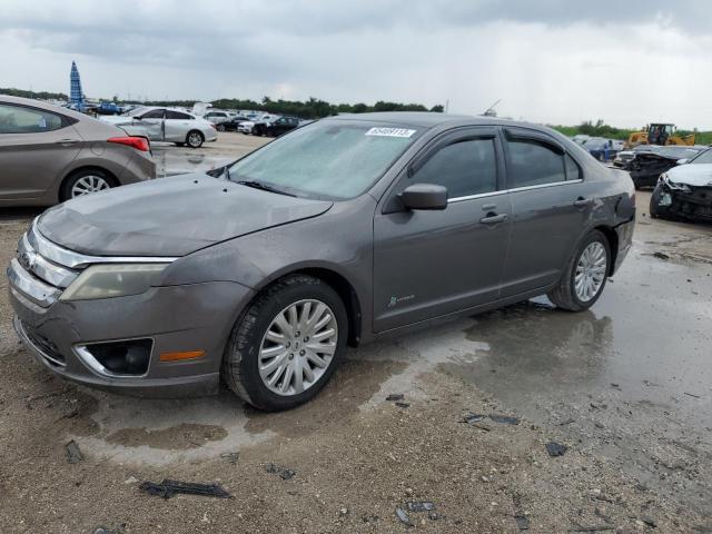 3FADP0L33CR360148 - 2012 FORD FUSION HYBRID GRAY photo 1