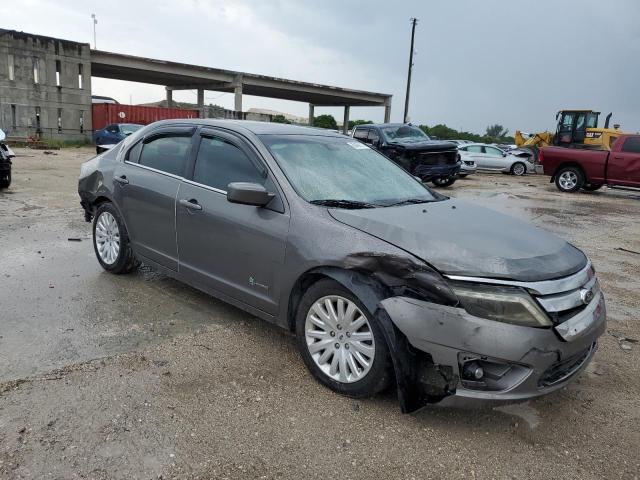 3FADP0L33CR360148 - 2012 FORD FUSION HYBRID GRAY photo 4