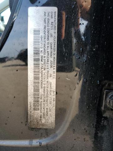 3VWLZ7AJ0BM393806 - 2011 VOLKSWAGEN JETTA SEL BLACK photo 13