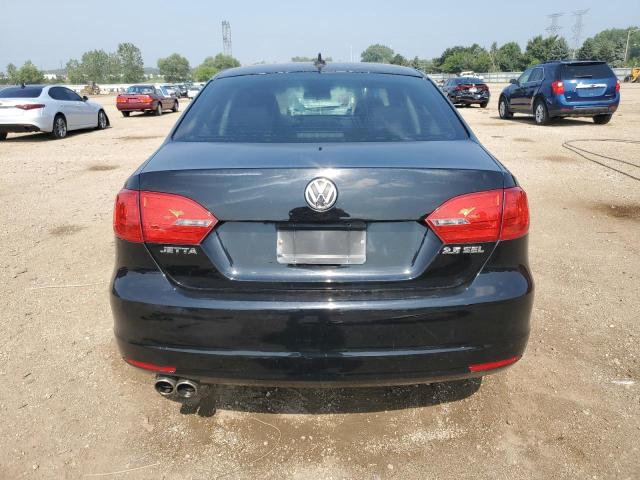 3VWLZ7AJ0BM393806 - 2011 VOLKSWAGEN JETTA SEL BLACK photo 6
