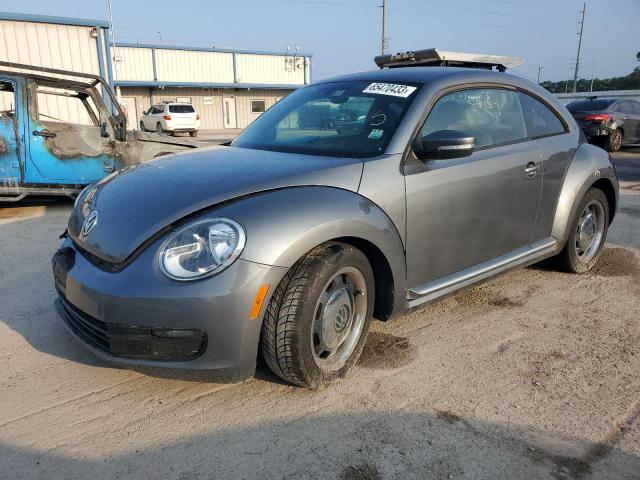 3VWJP7AT3CM638324 - 2012 VOLKSWAGEN BEETLE GRAY photo 1