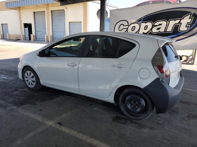 JTDKDTB3XD1555902 - 2013 TOYOTA PRIUS C WHITE photo 2