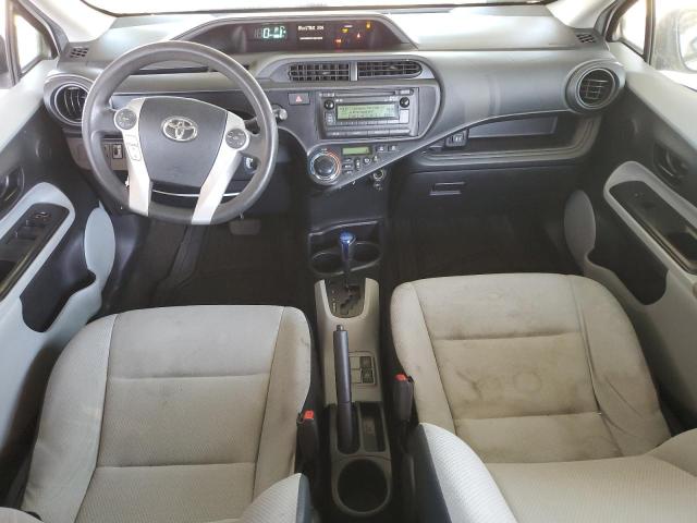 JTDKDTB3XD1555902 - 2013 TOYOTA PRIUS C WHITE photo 8