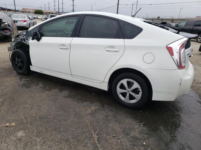 JTDKN3DUXC5480113 - 2012 TOYOTA PRIUS WHITE photo 2