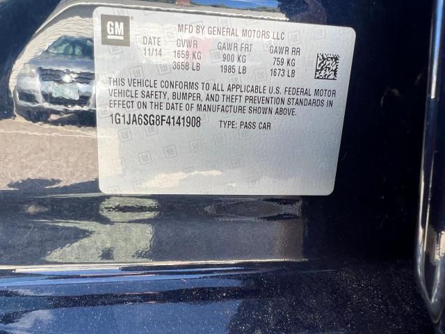 1G1JA6SG8F4141908 - 2015 CHEVROLET SONIC LS BLUE photo 10