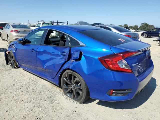 19XFC2F89LE200865 - 2020 HONDA CIVIC SPORT BLUE photo 2