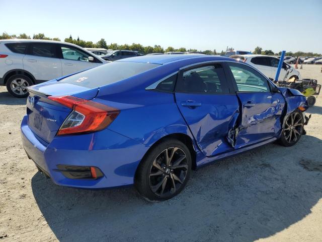 19XFC2F89LE200865 - 2020 HONDA CIVIC SPORT BLUE photo 3