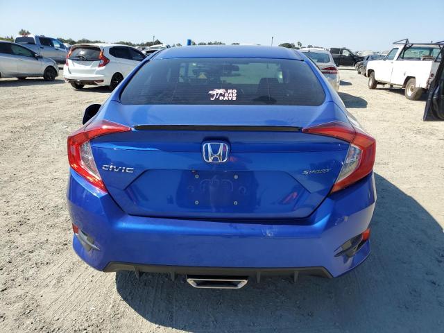 19XFC2F89LE200865 - 2020 HONDA CIVIC SPORT BLUE photo 6