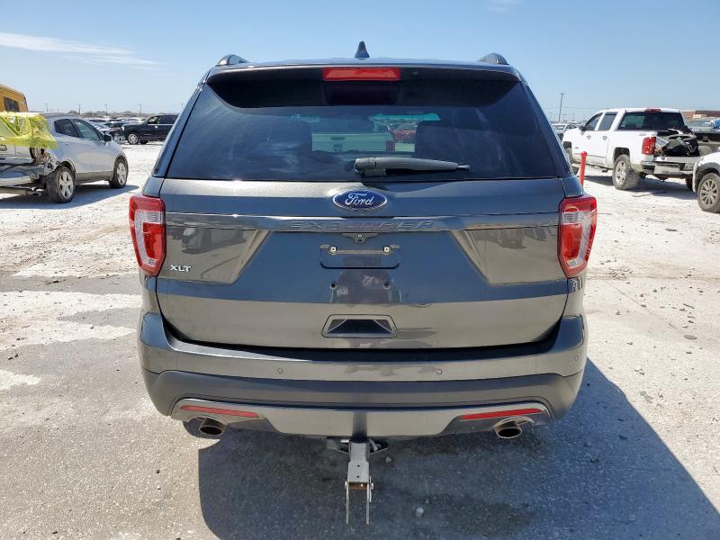 1FM5K7D84HGB78873 - 2017 FORD EXPLORER XLT CHARCOAL photo 6