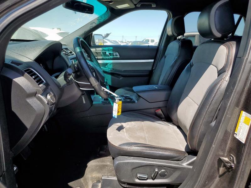 1FM5K7D84HGB78873 - 2017 FORD EXPLORER XLT CHARCOAL photo 7