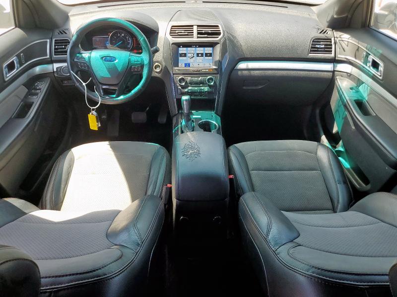 1FM5K7D84HGB78873 - 2017 FORD EXPLORER XLT CHARCOAL photo 8