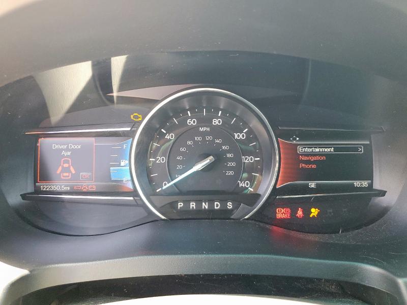 1FM5K7D84HGB78873 - 2017 FORD EXPLORER XLT CHARCOAL photo 9