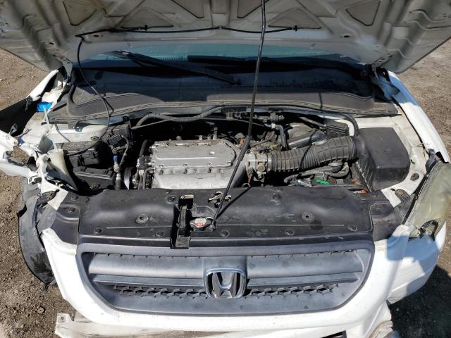 2HKYF18595H514611 - 2005 HONDA PILOT EXL WHITE photo 12