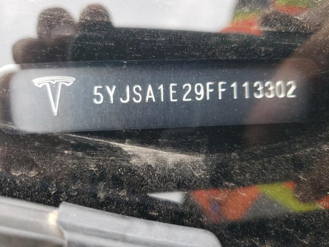 5YJSA1E29FF113302 - 2015 TESLA MODEL S TAN photo 12