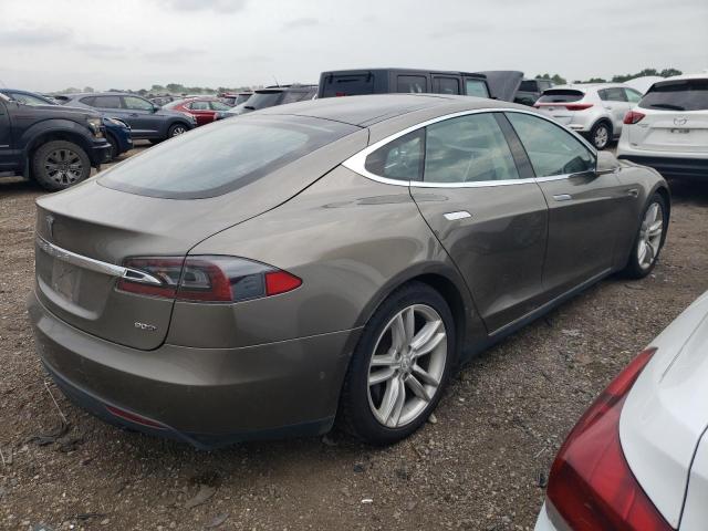 5YJSA1E29FF113302 - 2015 TESLA MODEL S TAN photo 3