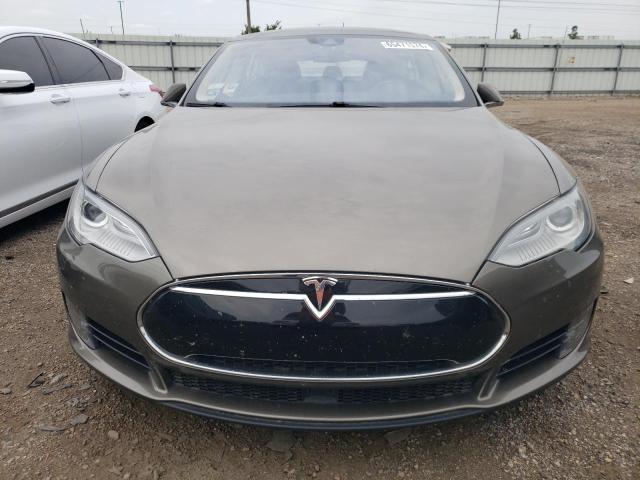 5YJSA1E29FF113302 - 2015 TESLA MODEL S TAN photo 5